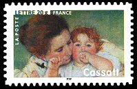 Image du timbre Mary Cassatt-«Mère et enfant» 1886