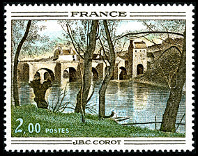 Jean-Baptiste Corot<BR>Le Pont de Mantes