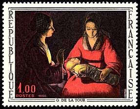 Image du timbre Georges de La Tour«Le nouveau-né»