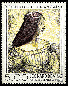 Léonard de Vinci<BR>«Portrait d'Isabelle d'Este»