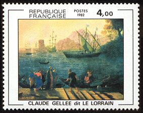 Claude Gellée dit Le Lorrain<br />« Embarquement à Ostie »