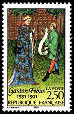 Image du timbre Gaston Fébus 1331-1391