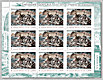 Le Radeau de la Méduse  - Théodore Géricault 1791-1824
<br />
Feuille de 9 timbres