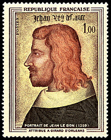 Portrait de Jean le Bon  (1359)
   Attribué à Girard d'Orléans