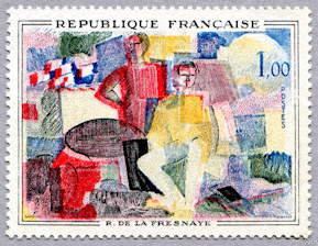 Roger de la Fresnaye «14 Juillet»
<br/>
Esquisse préparatoire - Musée d´Art moderne, Paris 
<br />
<span style=