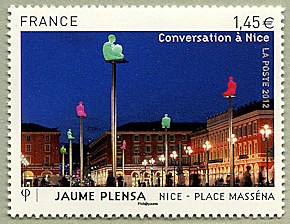 Place Massena Jaume Plensa
    Conversation à Nice