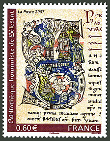 Image du timbre Bibliothèque humaniste de Sélestat