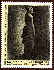 Georges Seurat «Le nœud noir»