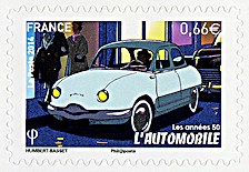 Les années 50 - L'automobile - Autoadhésif