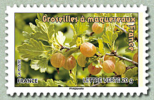 Image du timbre Groseilles à maquereaux France