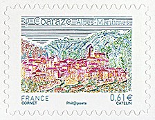 Coaraze Alpes-Maritimes - Autoadhésif
