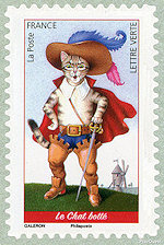 Image du timbre Le chat botté