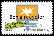 Image du timbre Recyclage durable