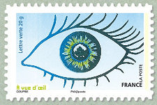 Image du timbre A vue d'oeil