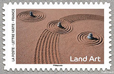 Image du timbre Land art Symbole oiseau