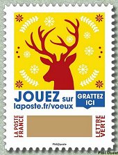 Image du timbre Timbre N° 12 - Tête de renne