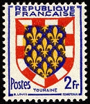 Image du timbre Armoiries de Touraine