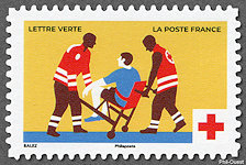 Image du timbre Transport de malades