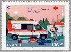 Image du timbre Devenir secouriste bénévole à la Croix-Rouge
- 
Françoise 58 ans, Morbihan
