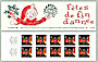 Le carnet de 10 timbres de 1998