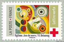 Image du timbre Avec Robert Delaunay - Rythme, Joie de vivre-Timbre 10