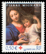 Fêtes de fin d´année<br />Pierre Mignard <br>«La Vierge à la grappe»