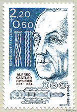 Image du timbre Alfred Kastler 
-
Physicien 1902-1984