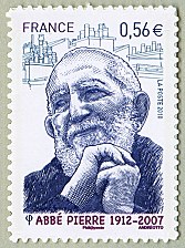 Image du timbre Abbé Pierre 1912-2007
-
Timbre autoadhésif