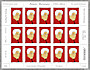 La feuille de 15 timbres d'Alain Resnais