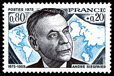 Image du timbre André Siegfried 1875-1959