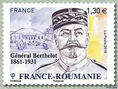 Image du timbre Général Berthelot 1861-1931
