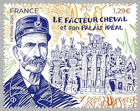 Image du timbre Le facteur Cheval et son palais idéal