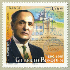 Image du timbre Gilberto Bosques 1892 - 1995 - Timbre à 0,76 €