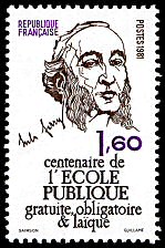 Jules Ferry 1832-1893<BR>Centenaire de l'école publique, gratuite, obligatoire et laïque
