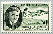 Étienne Œhmichen  1884-1955
   Inventeur de l'hélicoptère