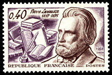 Image du timbre Pierre Larousse 1817-1875