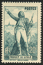 Rouget de Lisle 1836-1936<br />Statue de Bartholdi à Lons-le-Saunier