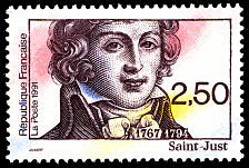 Image du timbre Saint-Just 1767-1794
 

 

 
