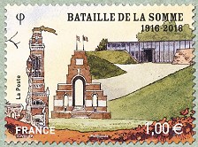 Bataille de la Somme 1919-2016 - 1 euro