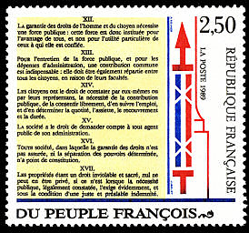 Image du timbre Articles 12 à 17