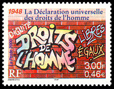 Image du timbre 1948 - La Déclaration universelle des droits de l´homme