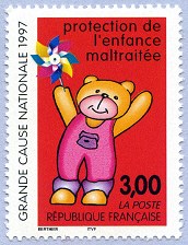 Image du timbre Protection de l'enfance maltraitée