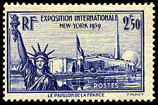 Exposition internationale de New-York 1939<BR>Le pavillon de la France