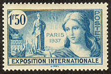 Image du timbre Exposition internationale de Paris