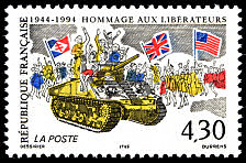 Image du timbre Hommage aux libérateurs