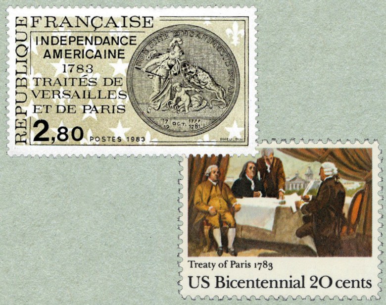 Indépendance américaine 1783 - Traités de Versailles et de Paris