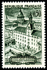 Image du timbre Quatrième centenaire du lycée Louis le Grand