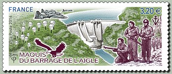 Image du timbre Maquis du barrage de l'Aigle