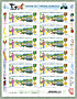 La feuille de 15 timbres de 2021 duMérite agricole