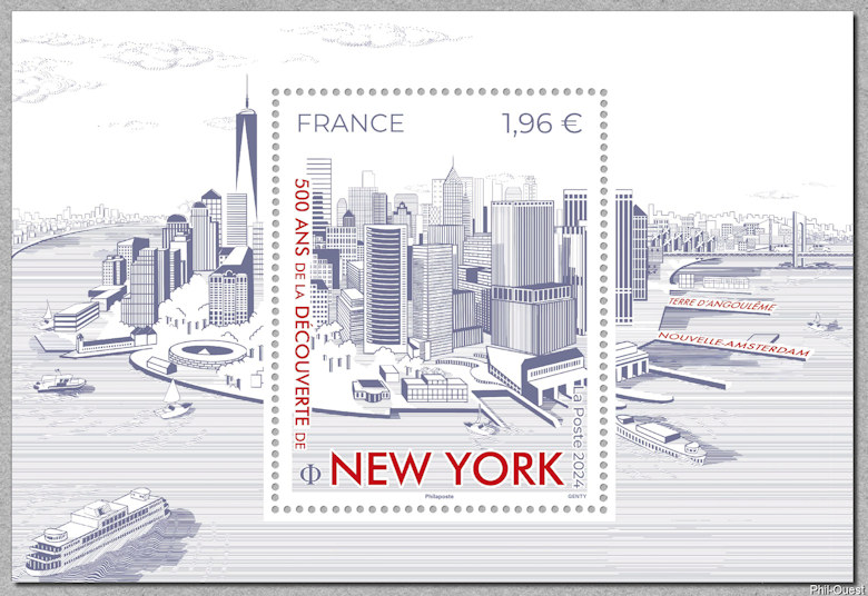 Image du timbre 500 ans de la découverte de New-York
